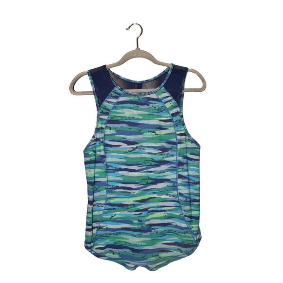 LULULEMON $58 Sweat-Wicking Sculpt Tank Seven Wonders Multi Hero Blue Size 8‎ - Picture 1 of 3